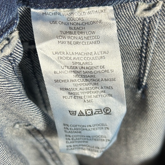 NEW Maeve by Anthropologie Colette Cropped Wide-Leg jeans size 28 petite - Picture 6 of 7